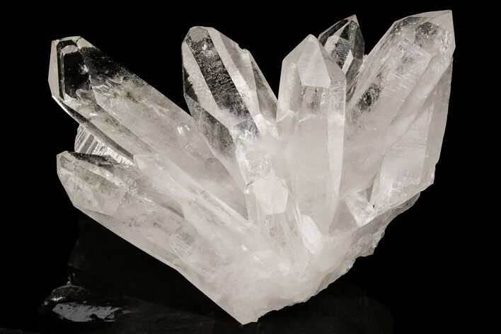 Clear Quartz Crystal Cluster - Brazil #212481